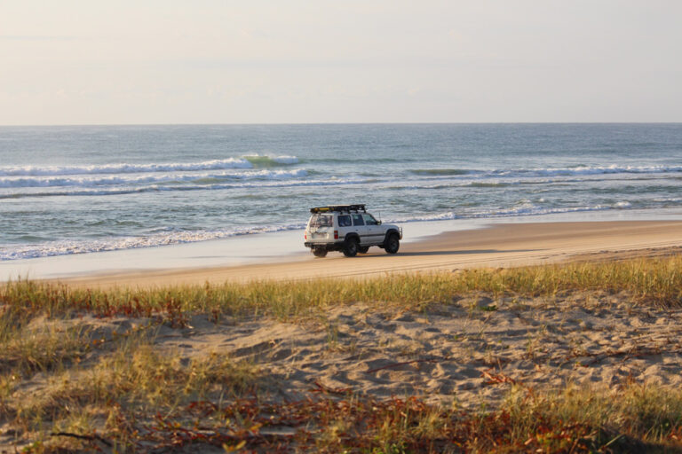 Mit dem 4WD über die Sandinsel