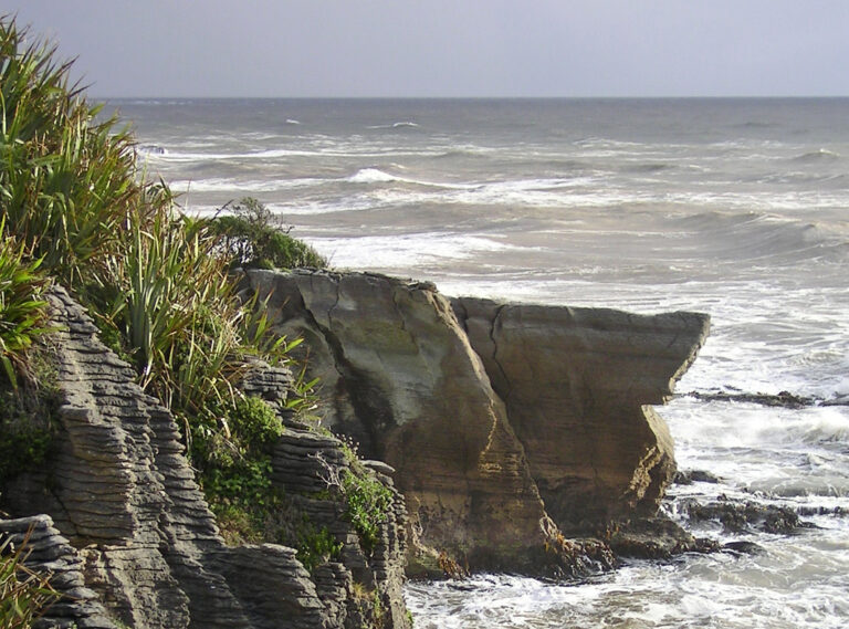 Die berühmten Pancake Rocks