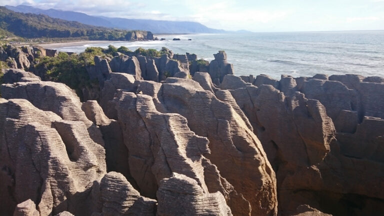 Die berühmten Pancake Rocks