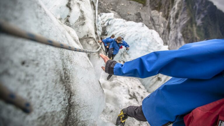 Unterwegs auf dem Franz Josef Gletscher