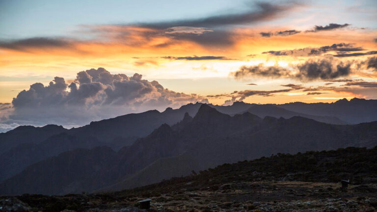 Wunderschöner Sonnenuntergang