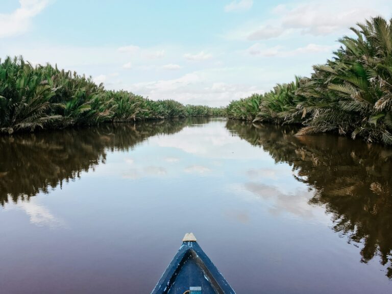 Hausboot in Kalimantan