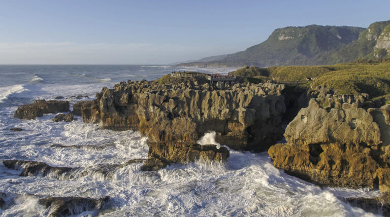 Die berühmten Pancake Rocks