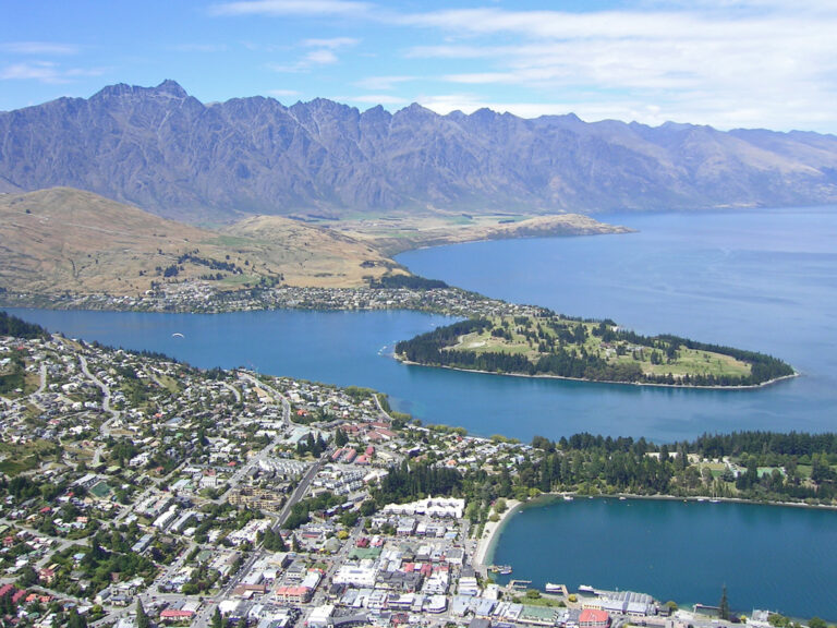 Ausblick auf Queenstown