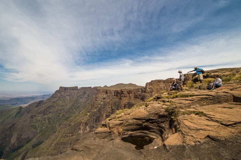 Traumhafter Ausblick auf die Drakensberge