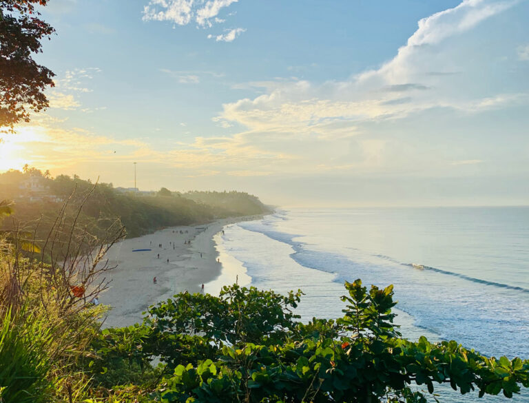 Der Strand von Varkala