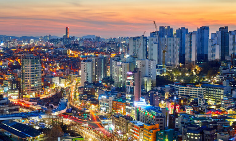 Die Skyline von Seoul