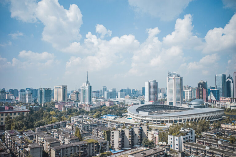 Die Skyline von Chengdu