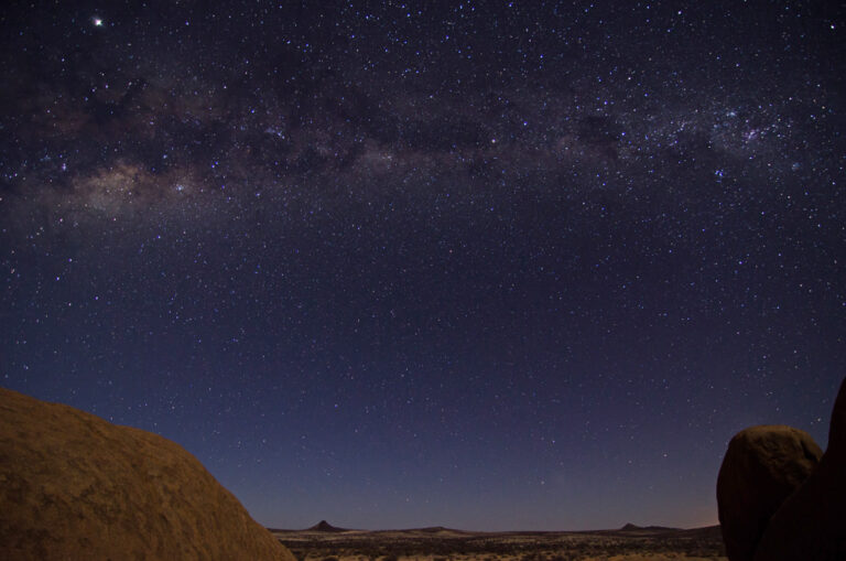 Wunderschöner Sternenhimmel über Spitzkoppe