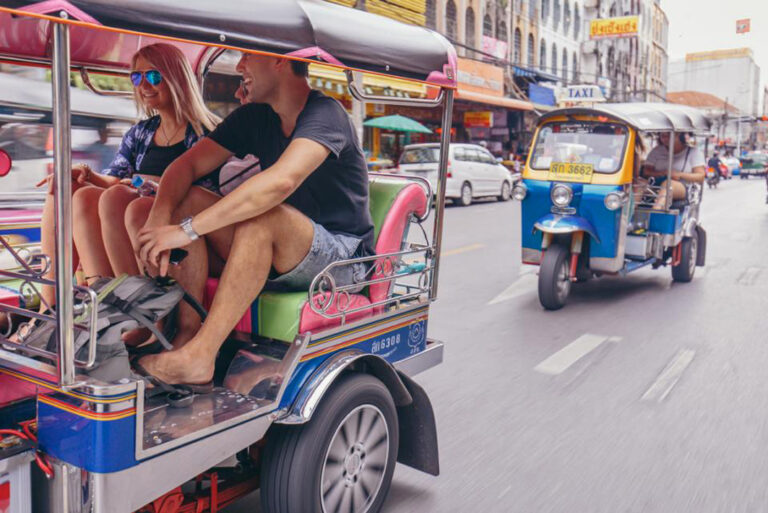 Mit dem Tuk-Tuk unterwegs