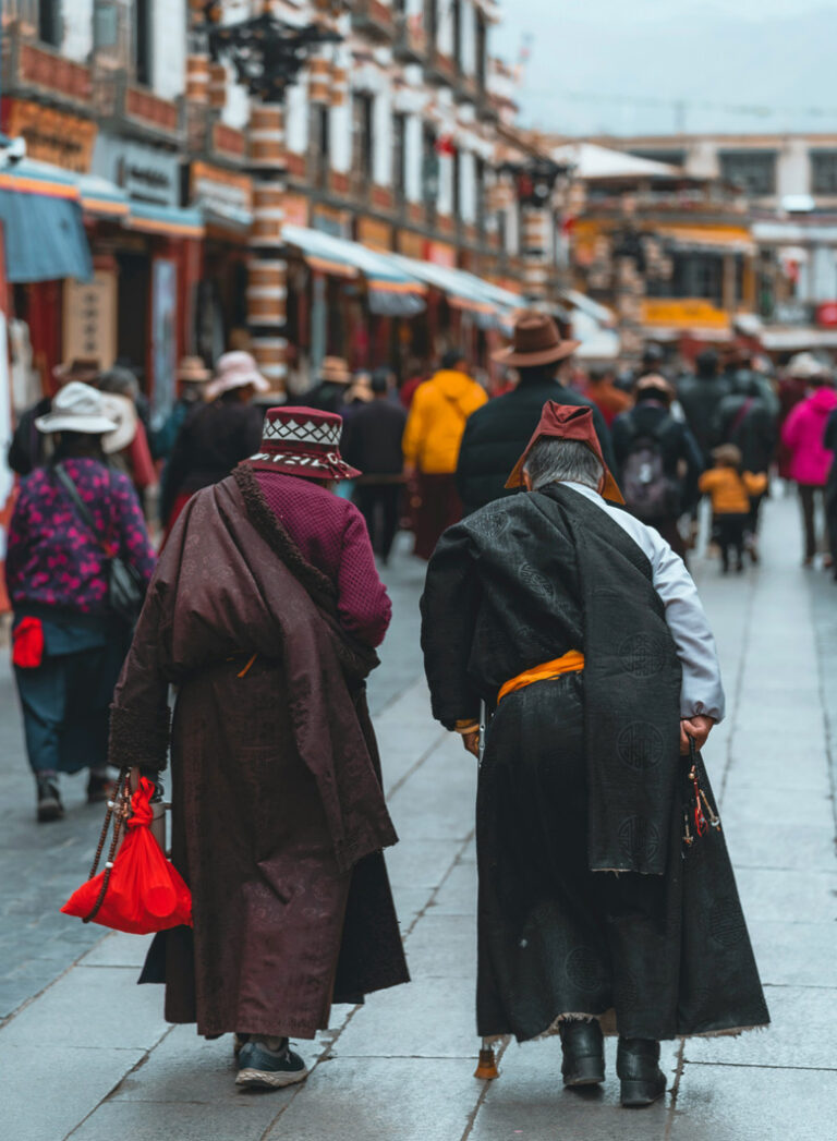 Straßenszene in Lhasa