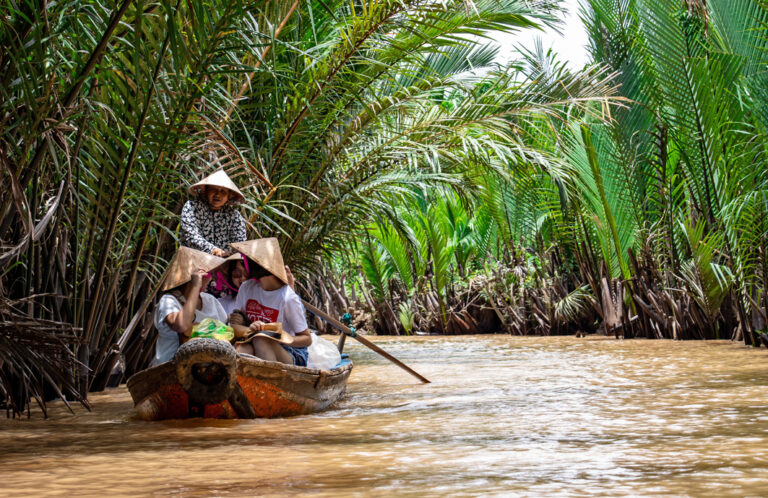 Unterwegs auf dem Mekong