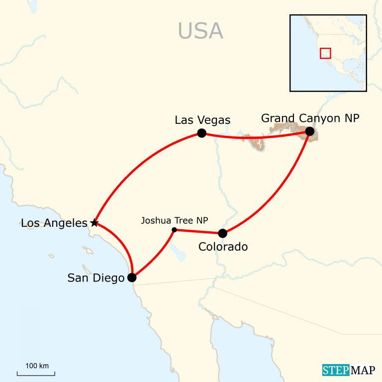 Usa Sudwesten Kuste Canyons Traveljunkies Tours