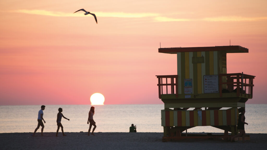USA: Strand von Miami