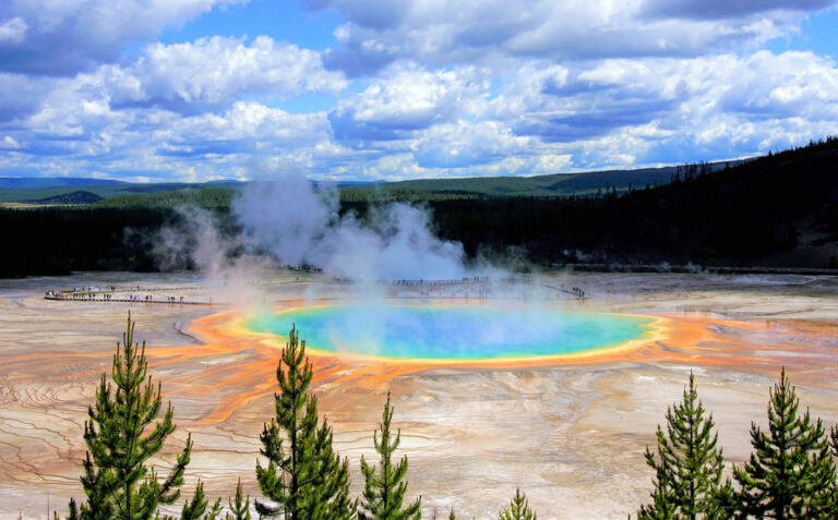 Der Yellowstone Nationalpark liegt über einer Magmakammer