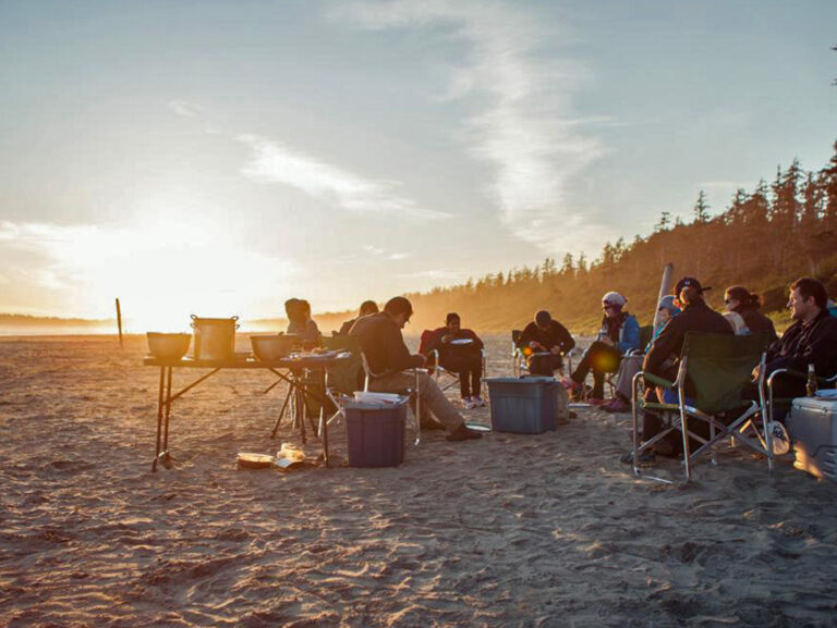 Camping in toller Kulisse