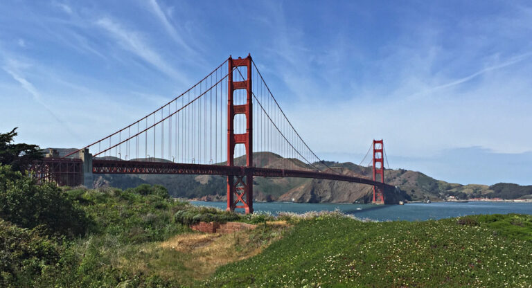 Beeindruckende Golden Gate Bridge