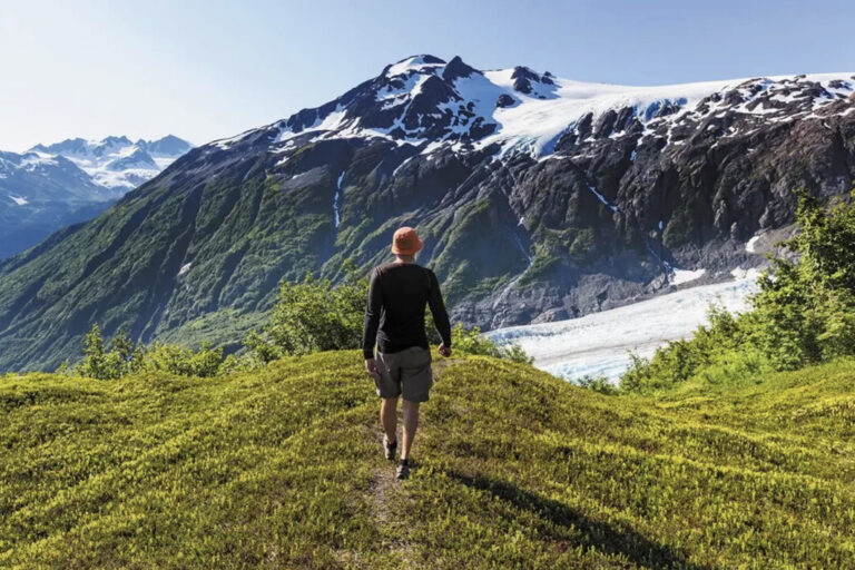 Wanderung im Kenai Fjords Nationalpark