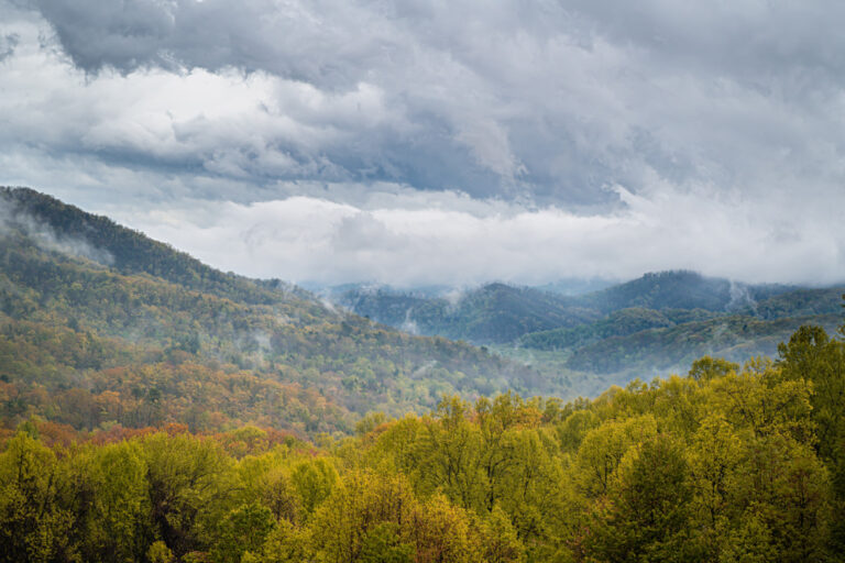 Die Great Smoky Mountains machen ihrem Namen alle Ehre