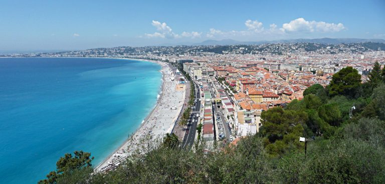 Ausblick auf das wunderschöne Nizza