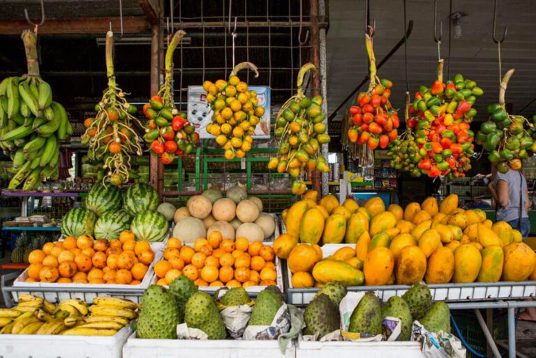 Marktstand in San José