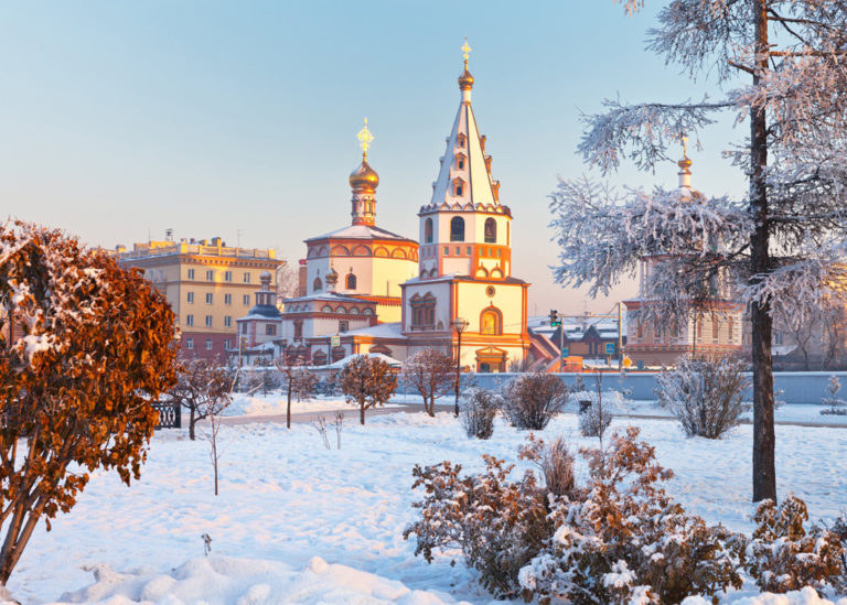 Den Charme von Irkutsk im Winter erleben