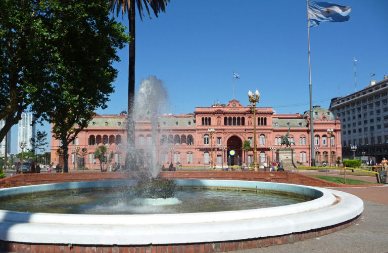 Der Präsidentenpalast von Buenos Aires