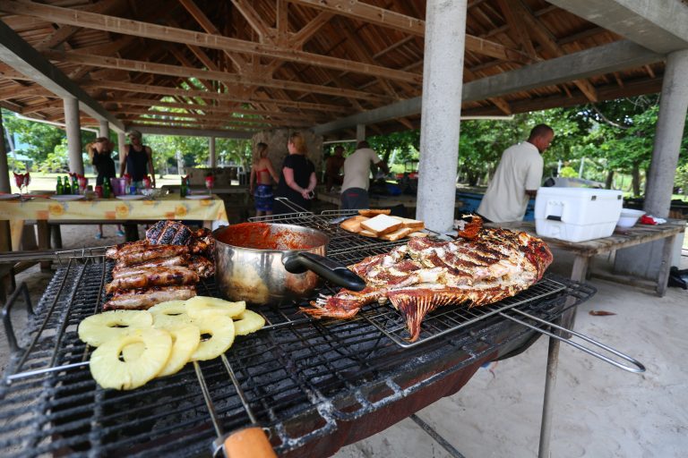 Barbecue am Strand