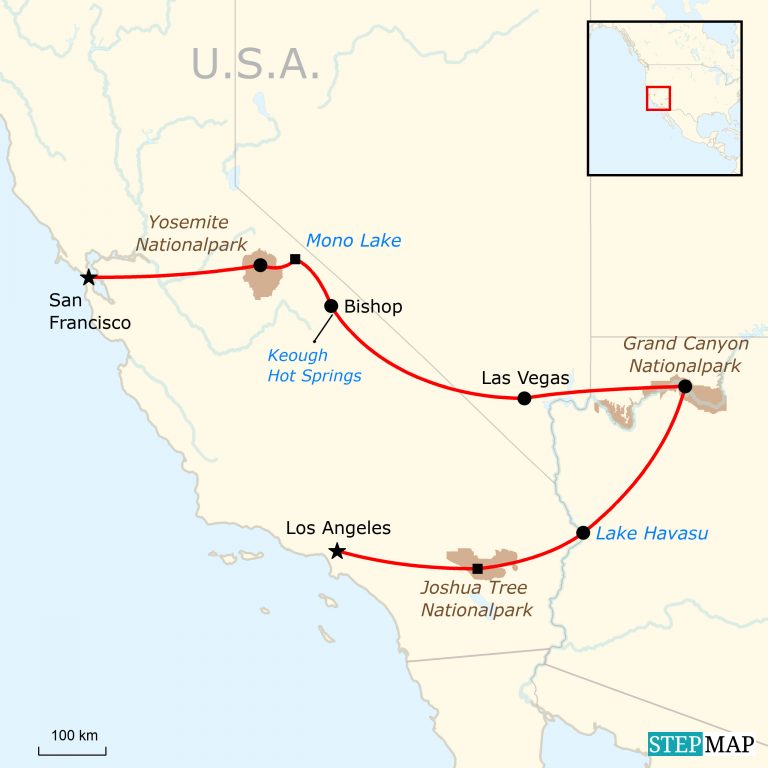 USA Highlights der Westküste traveljunkies.tours