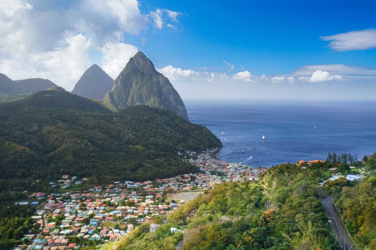 Gros Piton und Petit Piton auf Saint Lucia