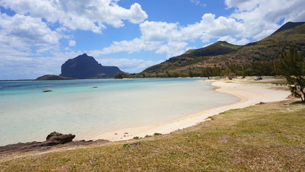 Einsame Bucht auf Mauritius