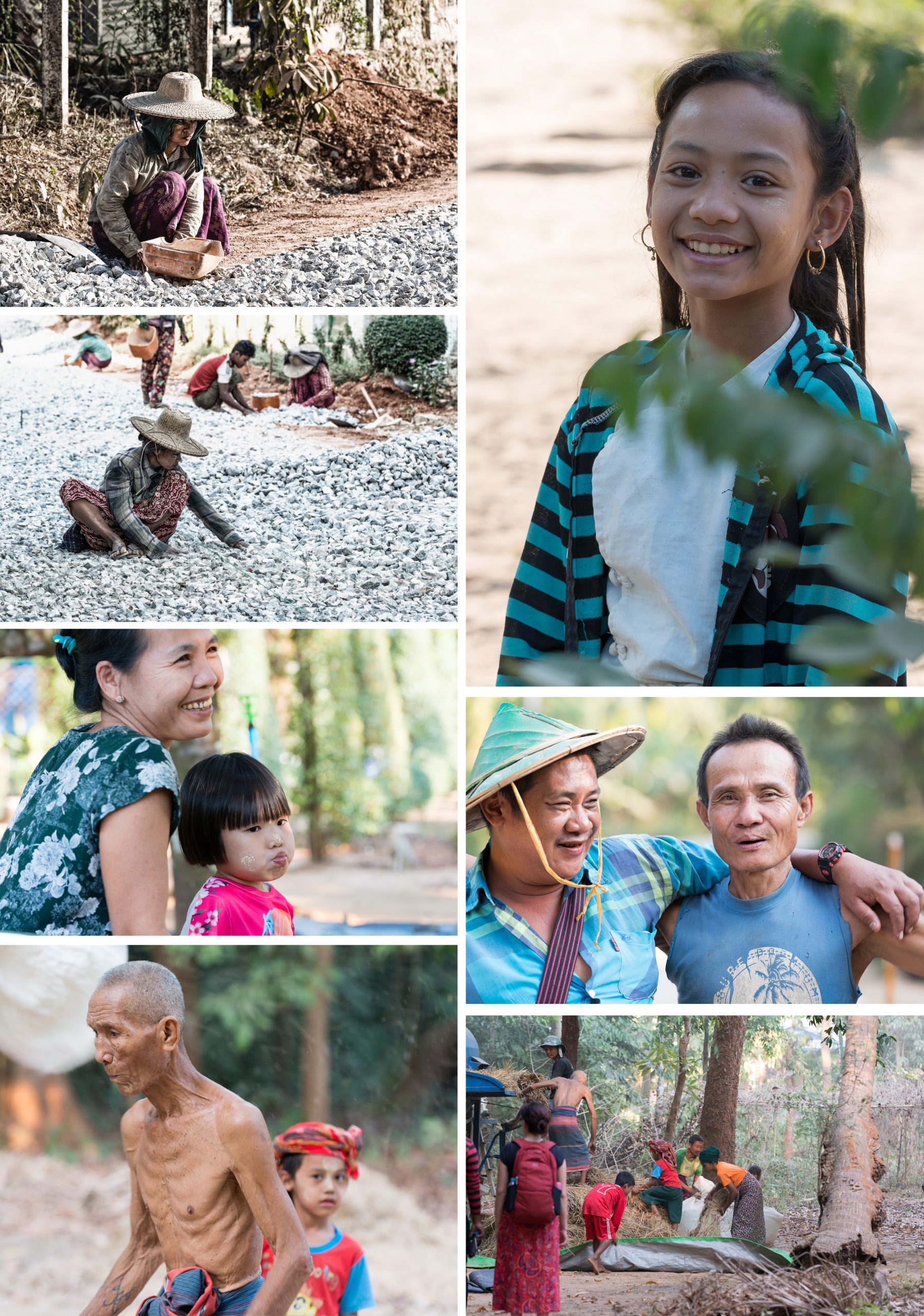 Bei der Arbeit: Alltag im Leben der Bewohner eines Karendorfs