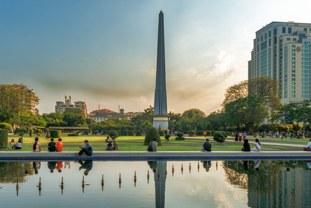 Yangon Park Myanmar
