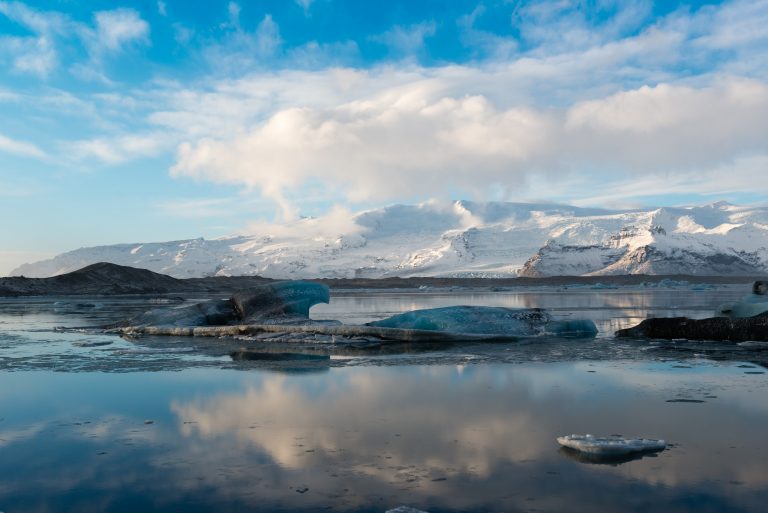 Die Jökulsárlón Gletscherlagune