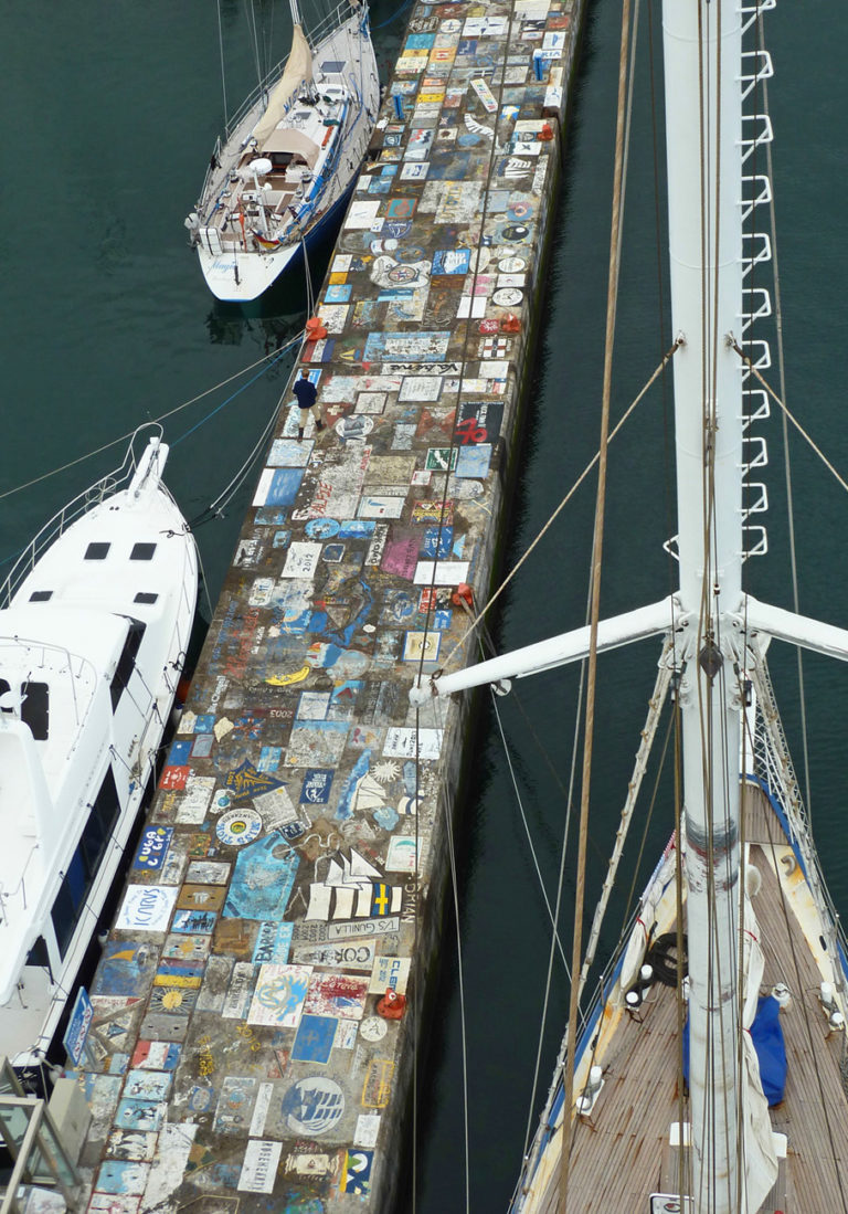 Das „Gästebuch“ der Transatlantiksegler