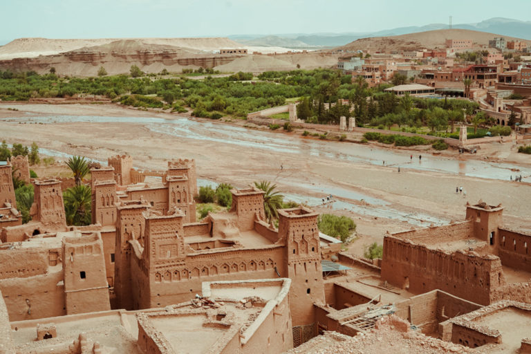 Die mittelalterliche Lehmziegelstadt Ait Benhaddou diente schon mehrfach als Filmukulisse