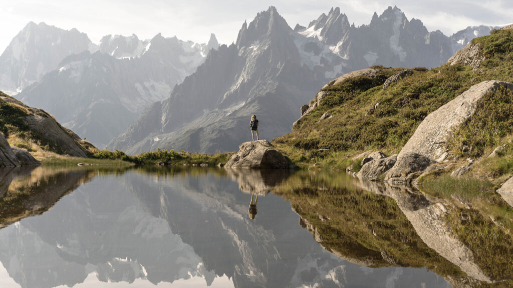 Wanderurlaub in Frankreich, Italien und der Schweiz: der Mont Blanc