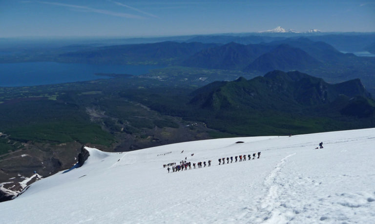 Aufstieg auf den Vulkan Villarica