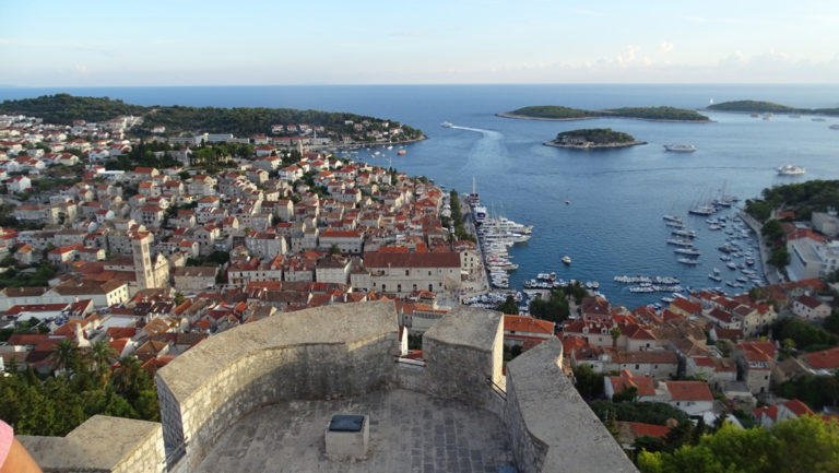 Ausblick auf Hvar