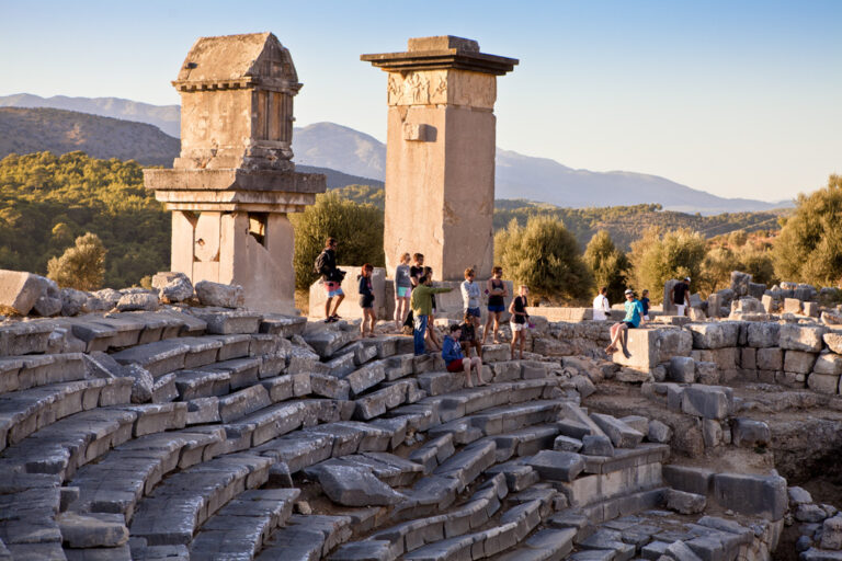 Die weltberühmte UNESCO-Stätte Xanthos