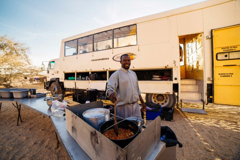 Camping Küche à la Afrika