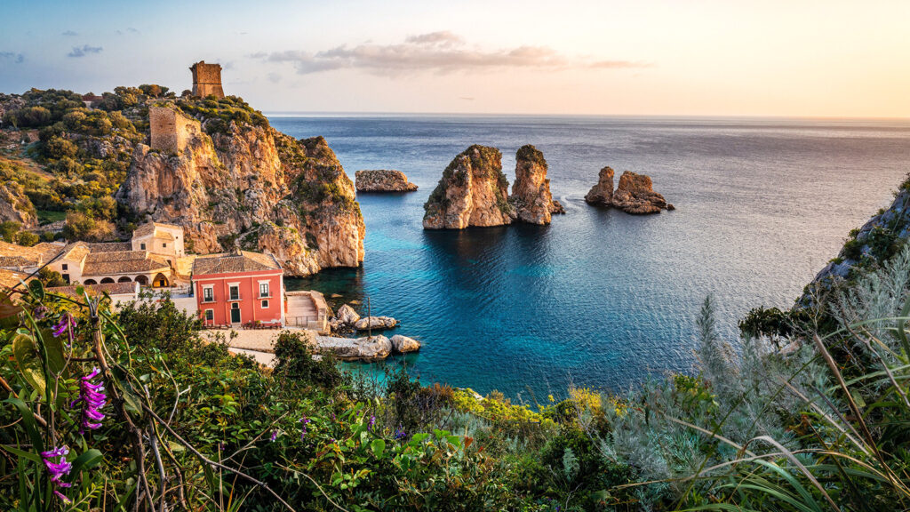 Tonnara di Scopello im Norden von Sizilien, Italien
