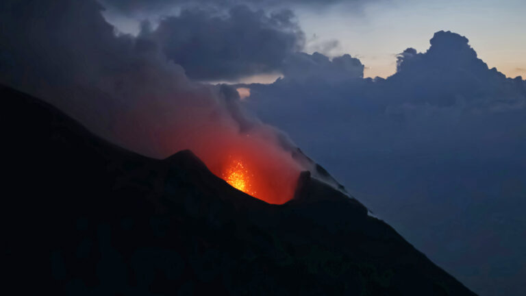 Der Stromboli in Aktion