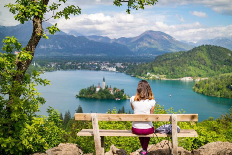 Toller Ausblick auf den Bleder See