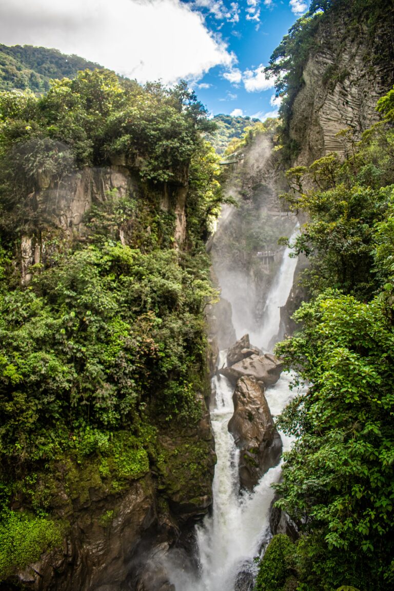 Wasserfall in Baños