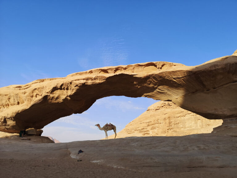 Felsformation in Wadi Rum