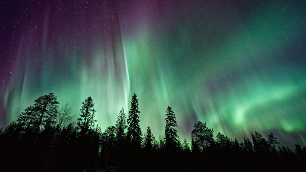 Nordlichter Urlaub in Finnland