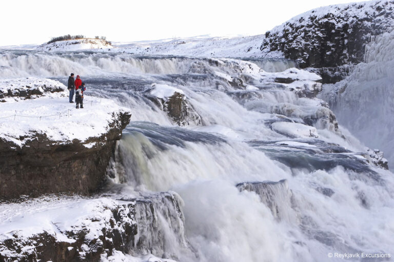 Der Gullfoss Wasserfall