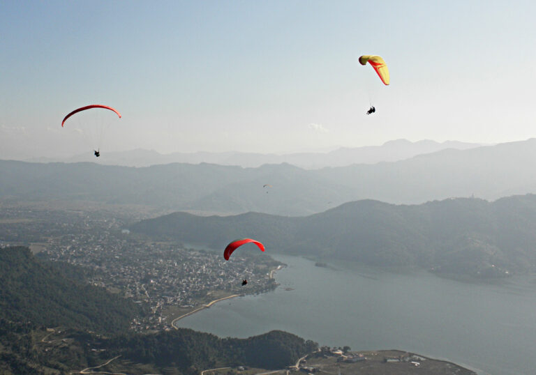 Ausblick auf Pokhara