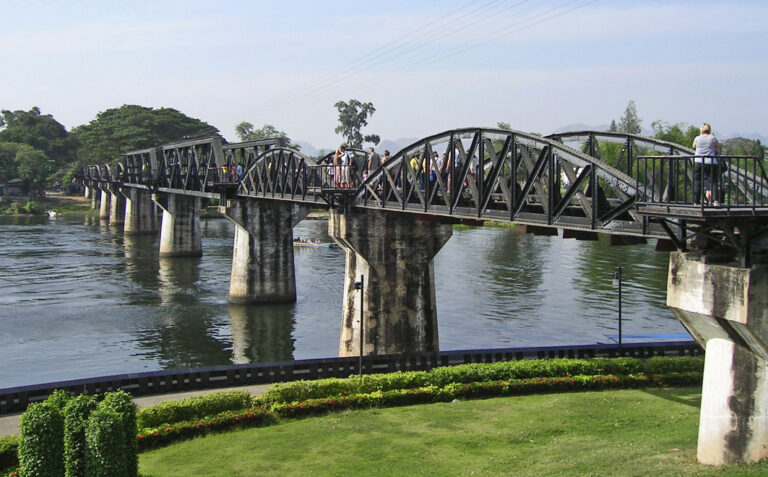 Die berühmte Brücke am Kwai